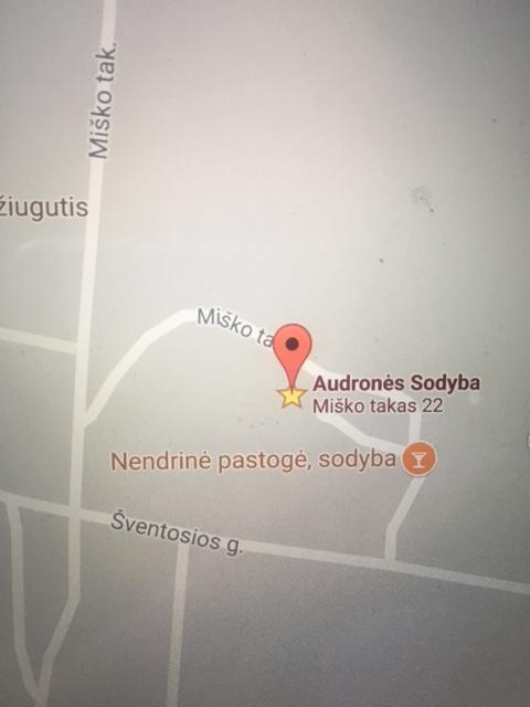 Audrones Sodyba Šventoji Zewnętrze zdjęcie